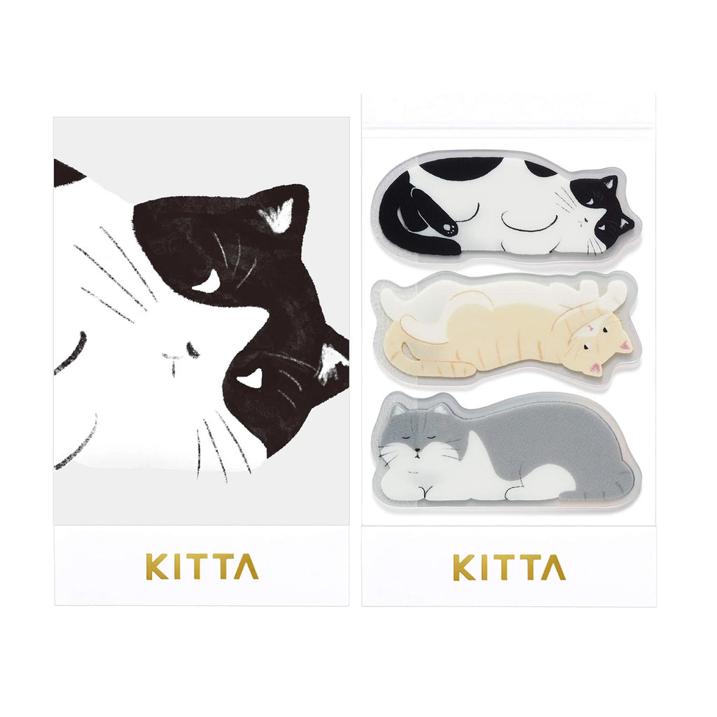 Hitotoki KITTA Clear Masking Tape - Cat