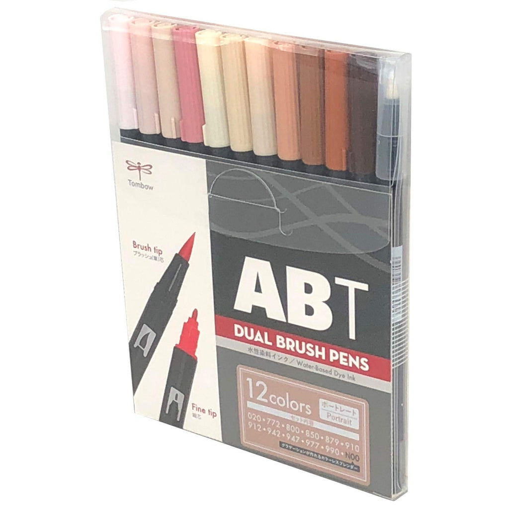 Tombow ABT Dual Brush Pen - 12 Color Set - Portrait