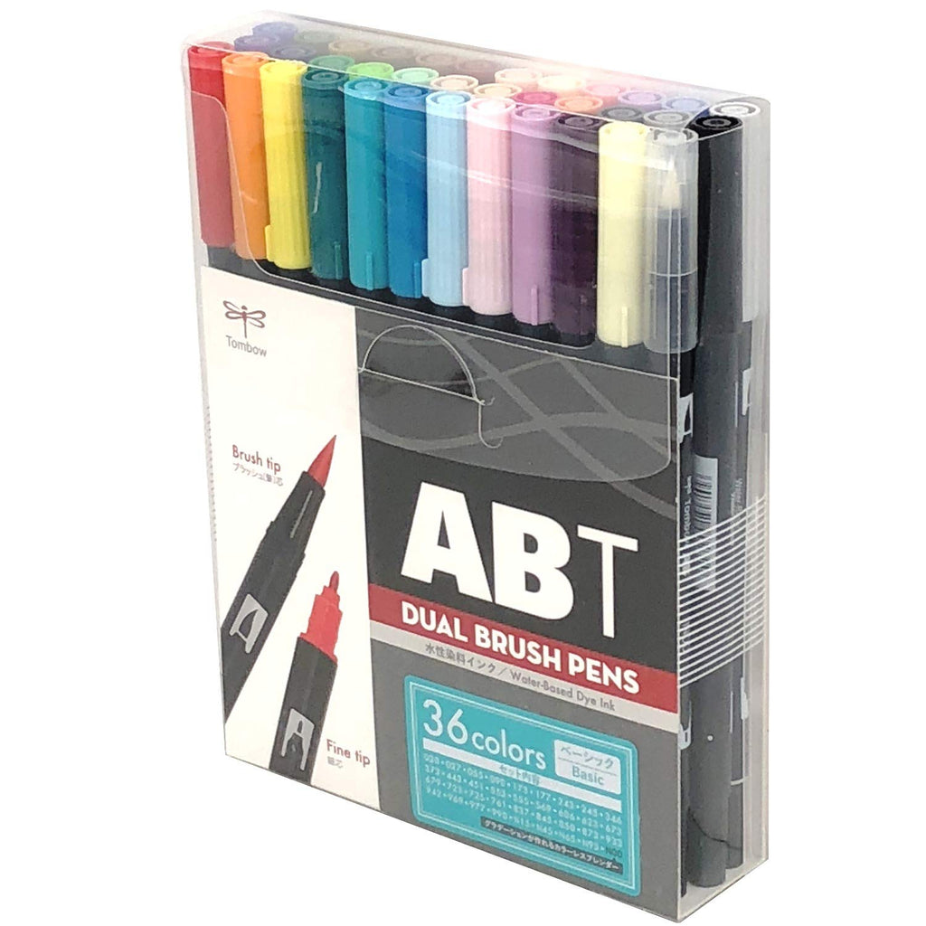 Tombow ABT Dual Brush Pen - 36 Basic Color Set