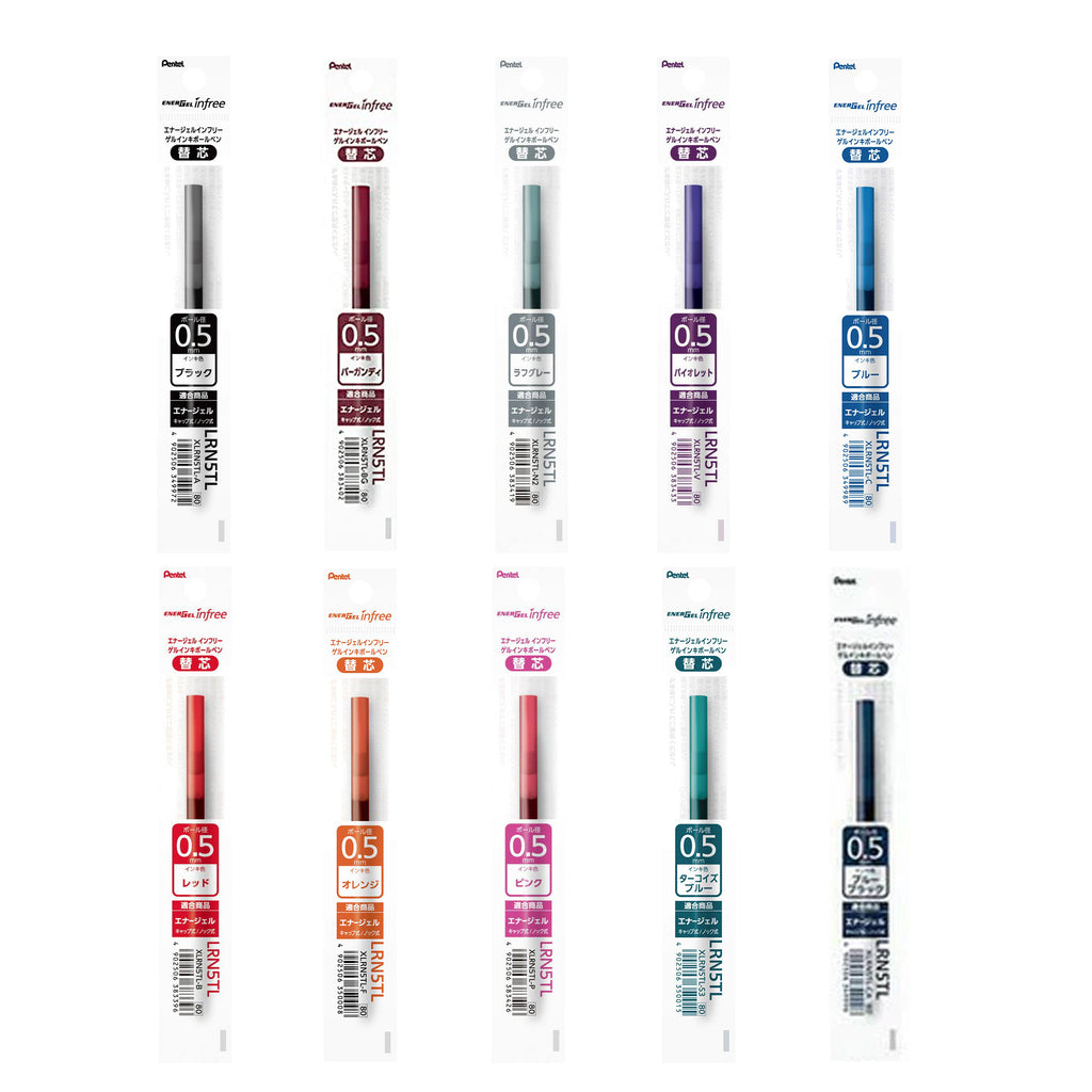 Pentel Energel Infree Quick-Dry Gel Pen Refills - 0.5 mm