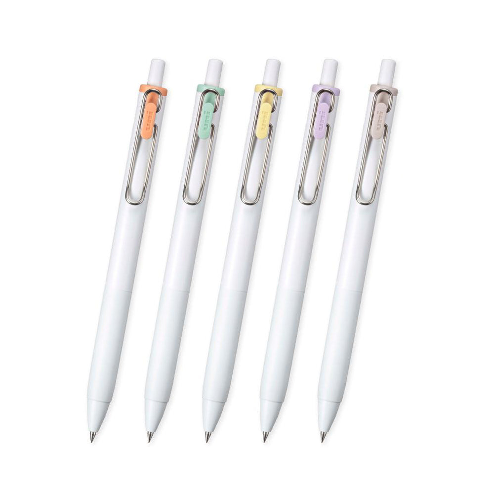 Uni-ball One Gel Pen - 0.38 mm - 5 New Colors - Limited Edition