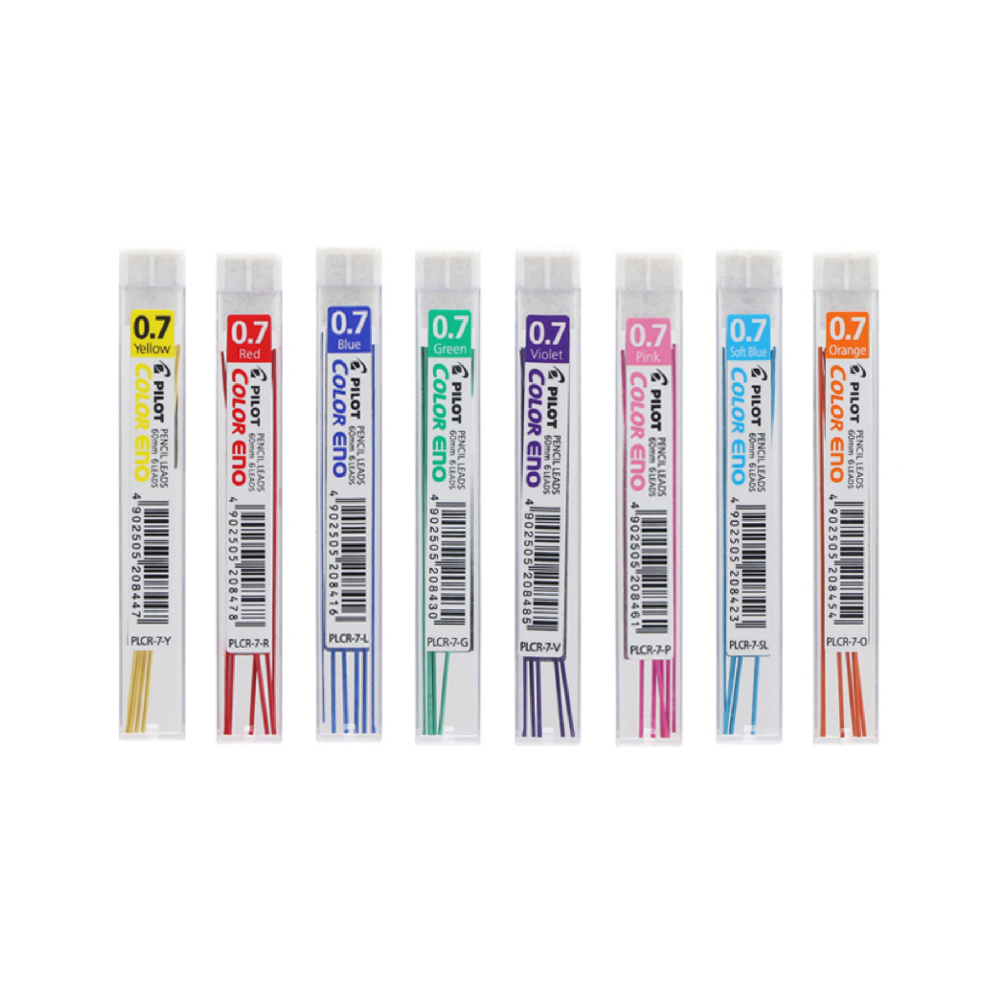 Pencil Leads Pilot Color Eno Pencil Lead - 8 Colors - 0.7 mm Green PILOT PLCR-7-G