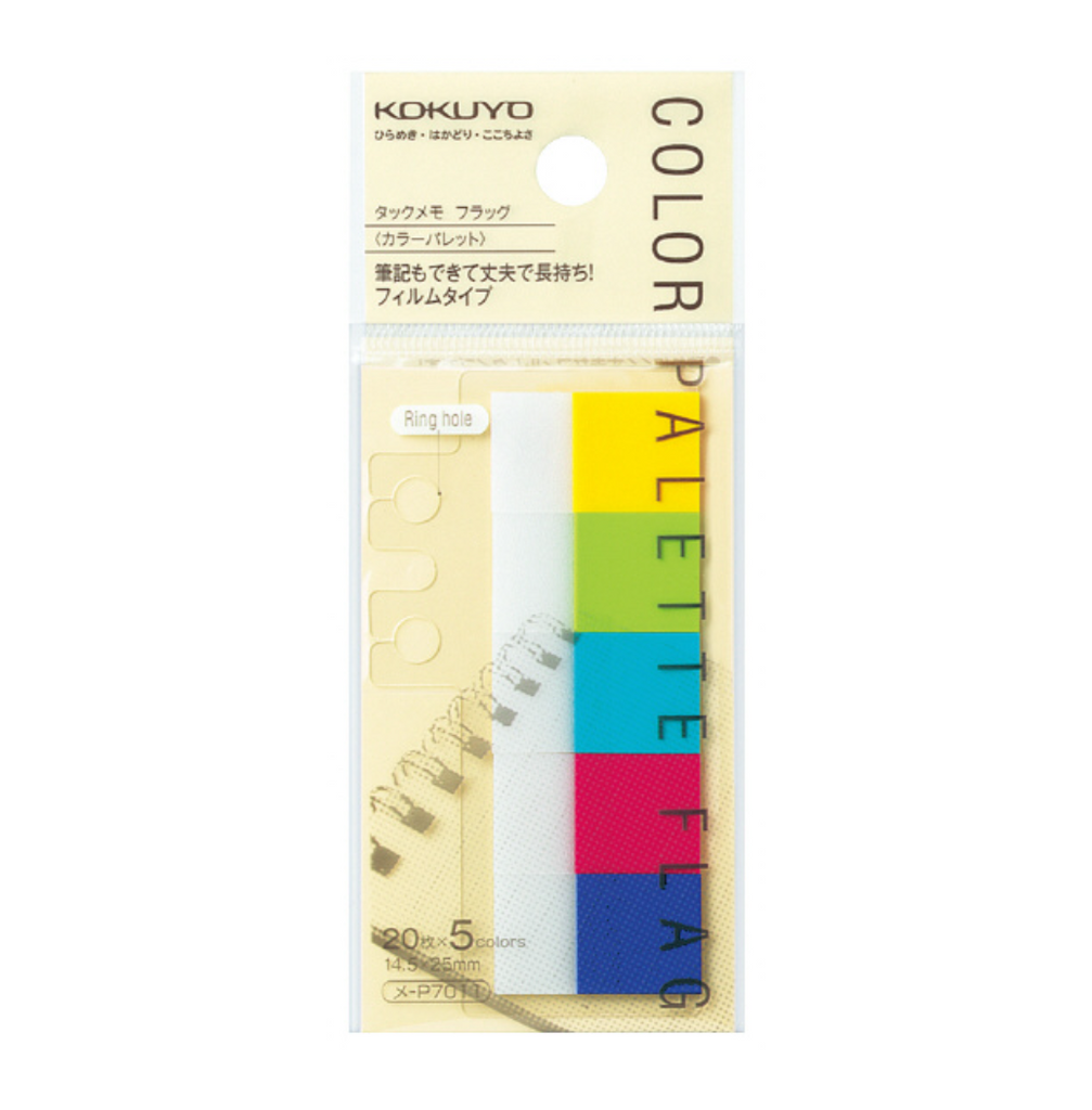 Index Tabs & Dividers Kokuyo Tack Index Tabs (Color Palette Flag) 5 Color mix (L) KOKUYO Me-P7011