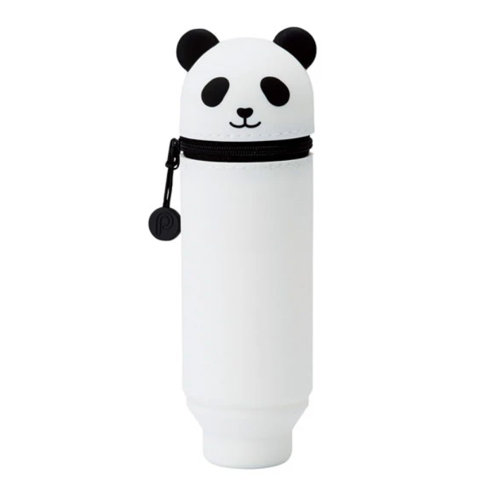 Pen Cases Lihit Lab Smart Fit Punilabo Stand Pencil Case - Panda LIHIT LAB A7712-6