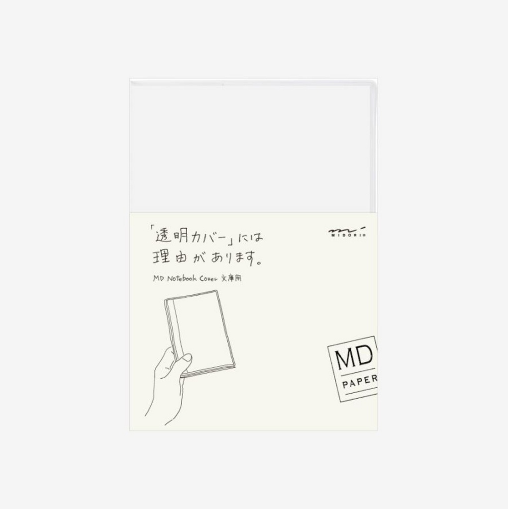 Notebook Covers Midori MD Notebook Cover - PVC Clear - A6 MIDORI 49358006