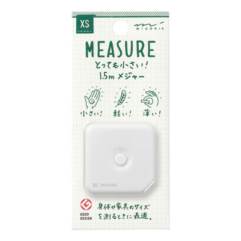 Tape Measures Midori XS Tape Measure - 1.5 m - White MIDORI 35279006
