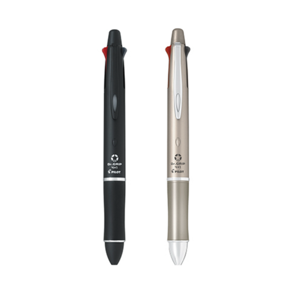 Multi Pens Pilot 4+1 Dr. Grip (Acroball Smooth 0.7 Ballpoint +0.5 Mechanical) Multi Pen Black PILOT BKHDF-1SFN-B