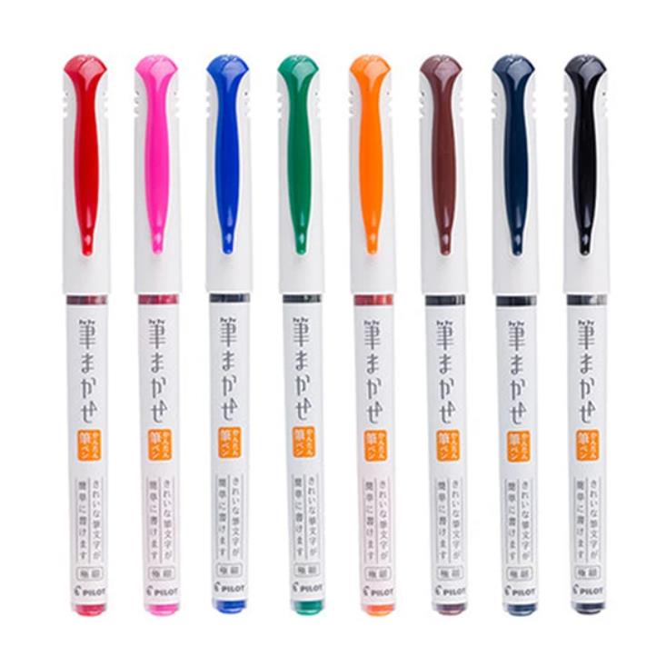 Brush Pens Pilot Fude Makase Colours Brush Pen - Extra Fine Full 8 Color Bundle PILOT SVFM-20EF