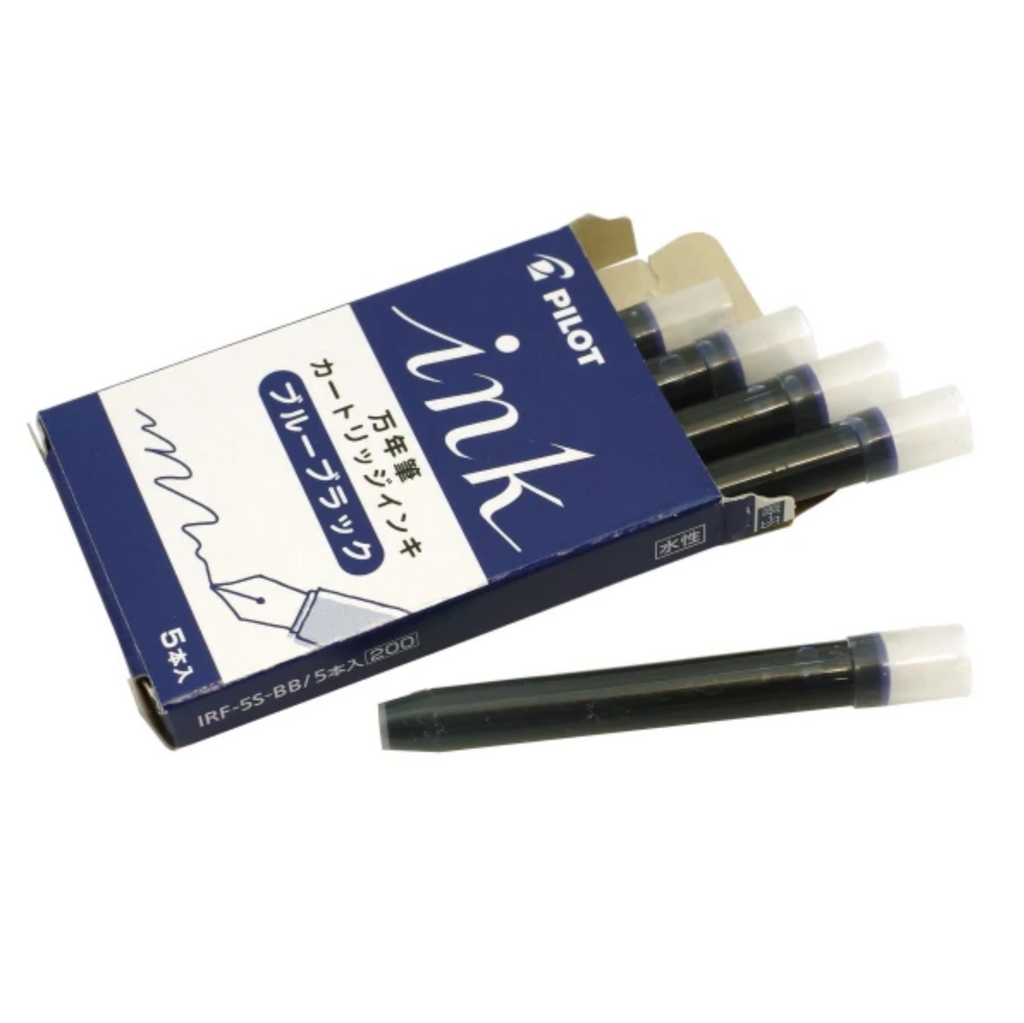 Ink Cartridges Pilot IRF-5S Ink Cartridge - 5 Cartridges - Blue Black Ink PILOT IRF-5S-BB