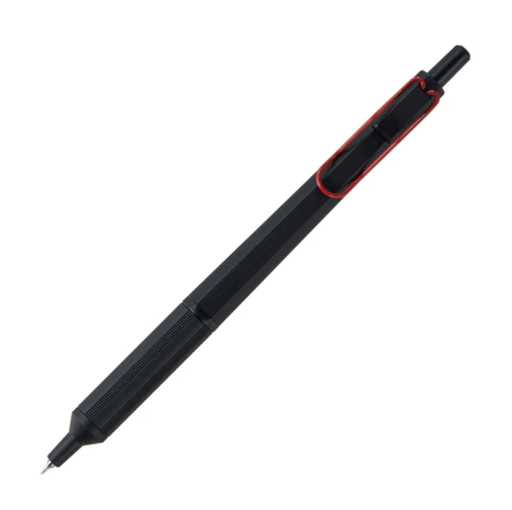 Ballpoint Pens Uni Jetstream Edge Ballpoint Pen - Black Ink - 0.38 mm - Black Red UNI SXN100338BK15