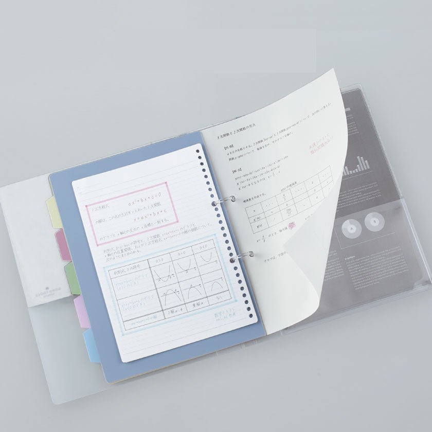Kokuyo GOOD TOOLS Two - hole Binder Notebook - 100 Sheets capacity - A4 Size - Inner Paper B5 - KOKUYO KGT - BNPP158W - IRO