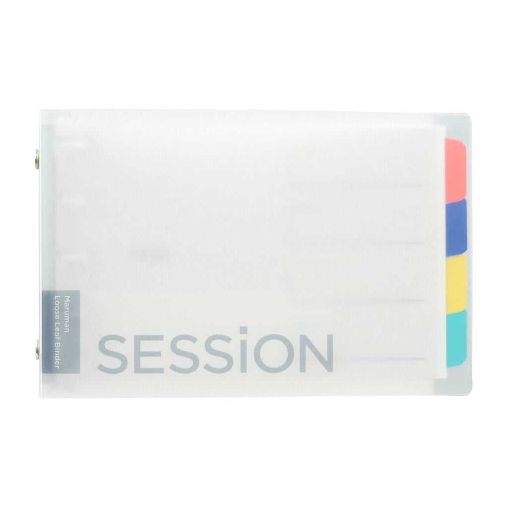 Maruman SESSION Mini Binder - B7 - Clear - MARUMAN FM310 - 98 - IRO