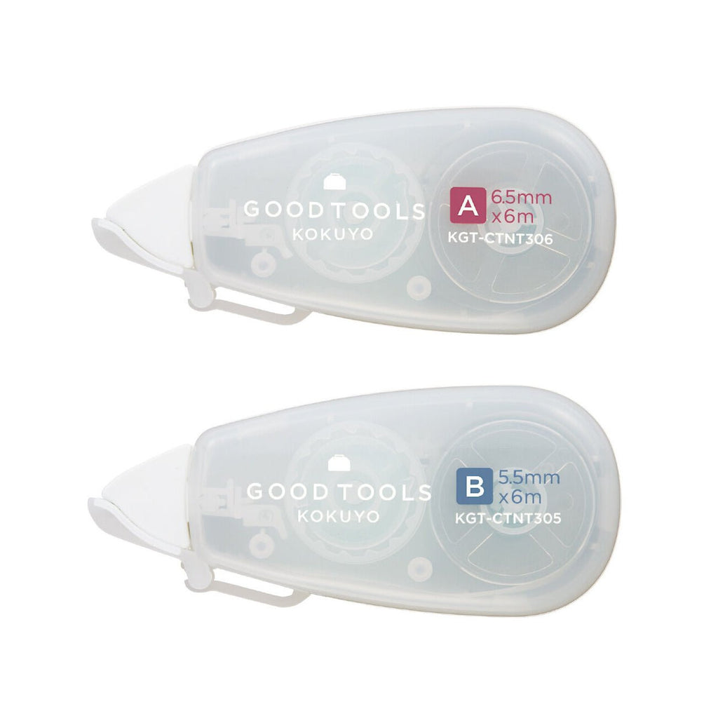 Kokuyo GOOD TOOLS Correction Tape - Invisible Paper Color Tape - 6.5mm / 5.5mm * 6m - KOKUYO KGT - CTNT306W - IRO