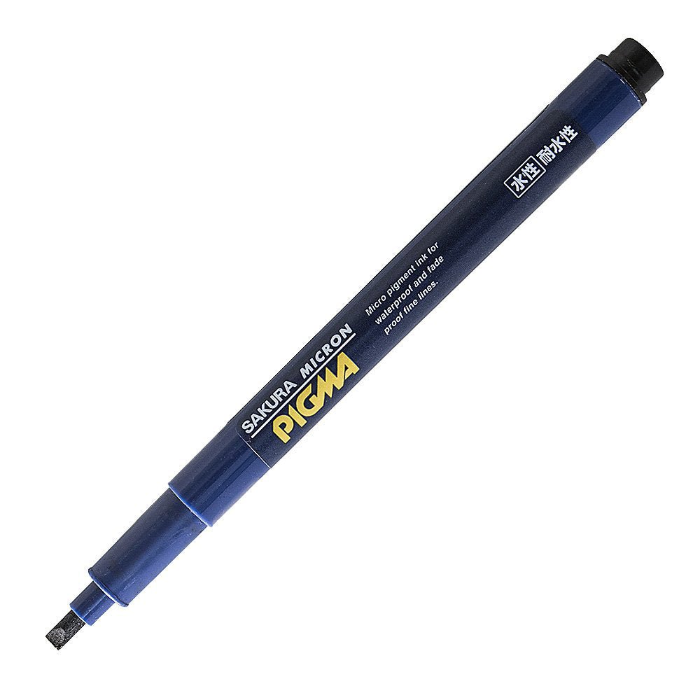 Sakura Pigma Micron Fineliner Pen - Black Ink - Navy Body Size 3 - 3.0mm - SAKURA ESDK349 - IRO