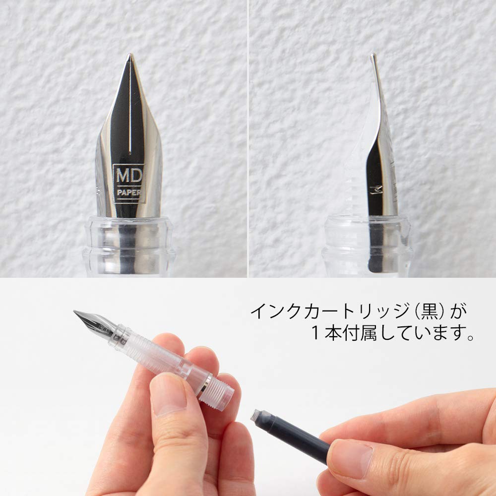 Midori MD Fountain Pen Cartridge - 6 Pieces - Black - MIDORI 38080006 - IRO