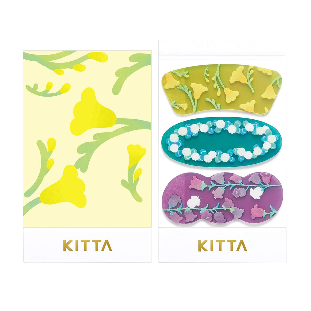 Hitotoki KITTA Clear Masking Tape - Hanakakera - HITOTOKI KIT - T014 - IRO