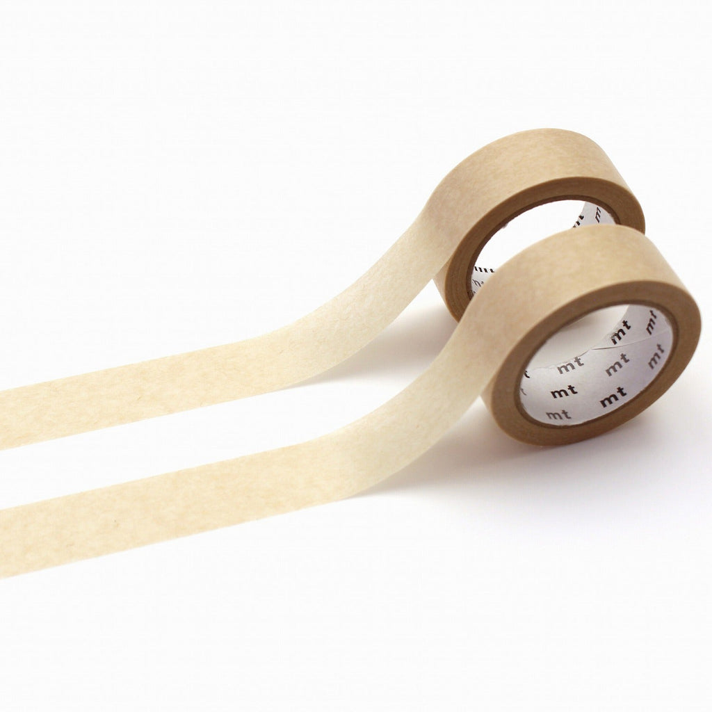 MT Upcycle Masking Tape - 15 mm - Pack of 2 - Unbleached × Unbleached - MT 02UP01 - IRO