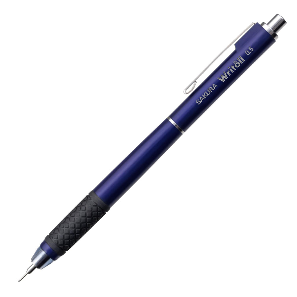 Sakura Writoll Mechanical Pencil - Fully Retractable - Rubber Grip - 0.3mm / 0.5 mm - SAKURA NS505W#43 - IRO