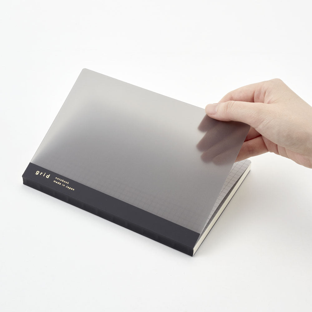 isshoni. Index & Page Numbers Notebook - 5 mm grid - B6 - Black - 2022 Good Design Award Winner - DAIGO isshoni R1743 - IRO