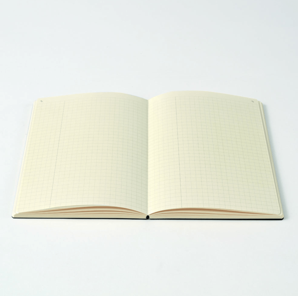isshoni. Index & Page Numbers Notebook - 5 mm grid - B6 - Clear - 2022 Good Design Award Winner - DAIGO isshoni R1742 - IRO