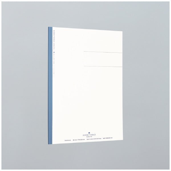Kokuyo GOOD TOOLS Notebook - 30 Sheets - B5 - 6mm / 7mm Lined with Dots - KOKUYO KGT - NB3CBT - W - IRO