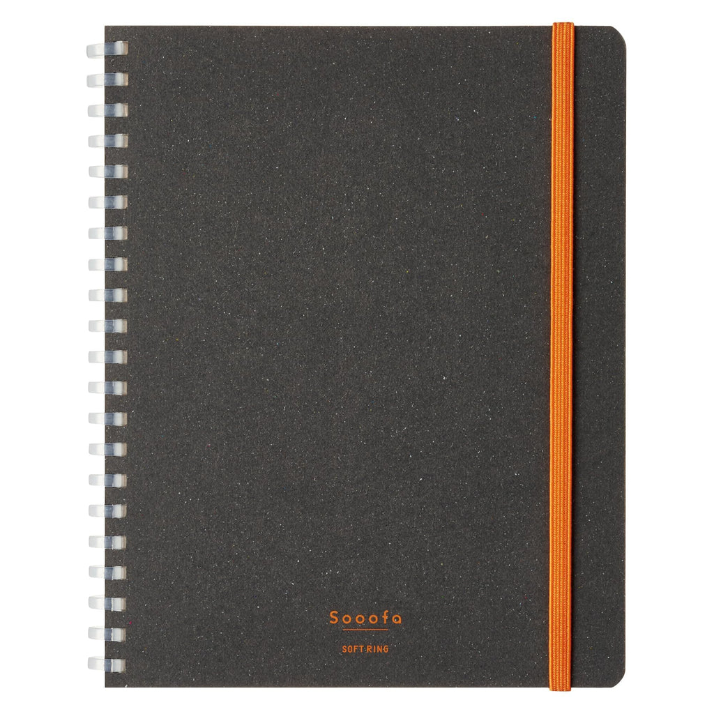 Kokuyo Sooofa Soft Ring Notebook - 4 mm grid - 80 Sheets - Wide B6 - KOKUYO SU - SE748S4 - D - IRO