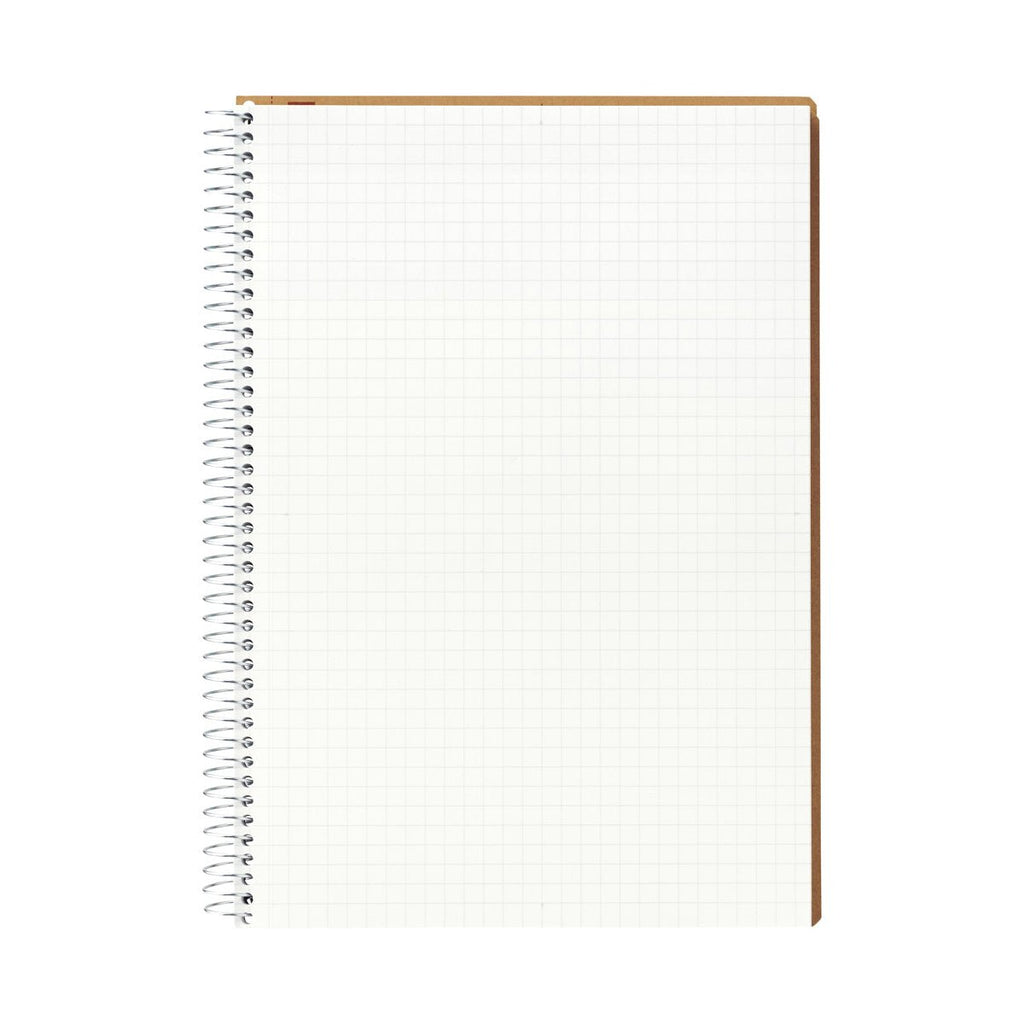 Maruman Spiral Note Basic Notebook - 5mm Grid - 80 Sheets - Tear Off - A5 - MARUMAN N247ES - IRO