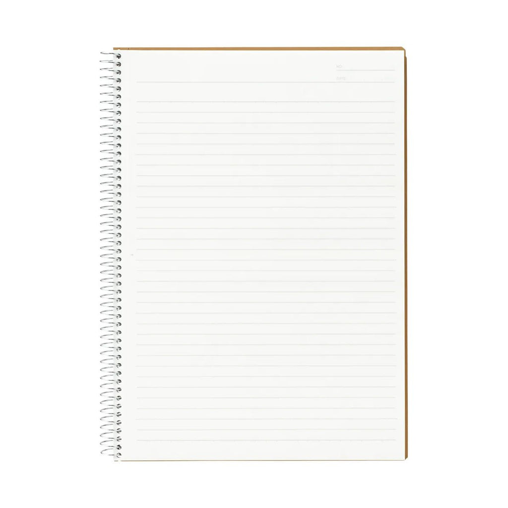 Maruman Spiral Note Basic Notebook - 6.5mm Lined - 80 Sheets - Tear Off - B5 - MARUMAN N236ES - IRO