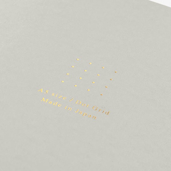 Midori Color Notebook - 5 mm Dot Grid - A5 - Gray - MIDORI 15271006 - IRO