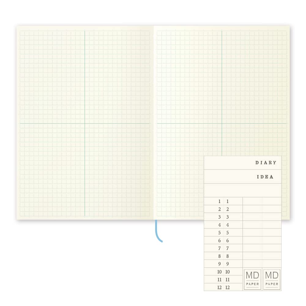 Midori MD Note Journal - Block Grid - A5 - MIDORI 15311006 - IRO