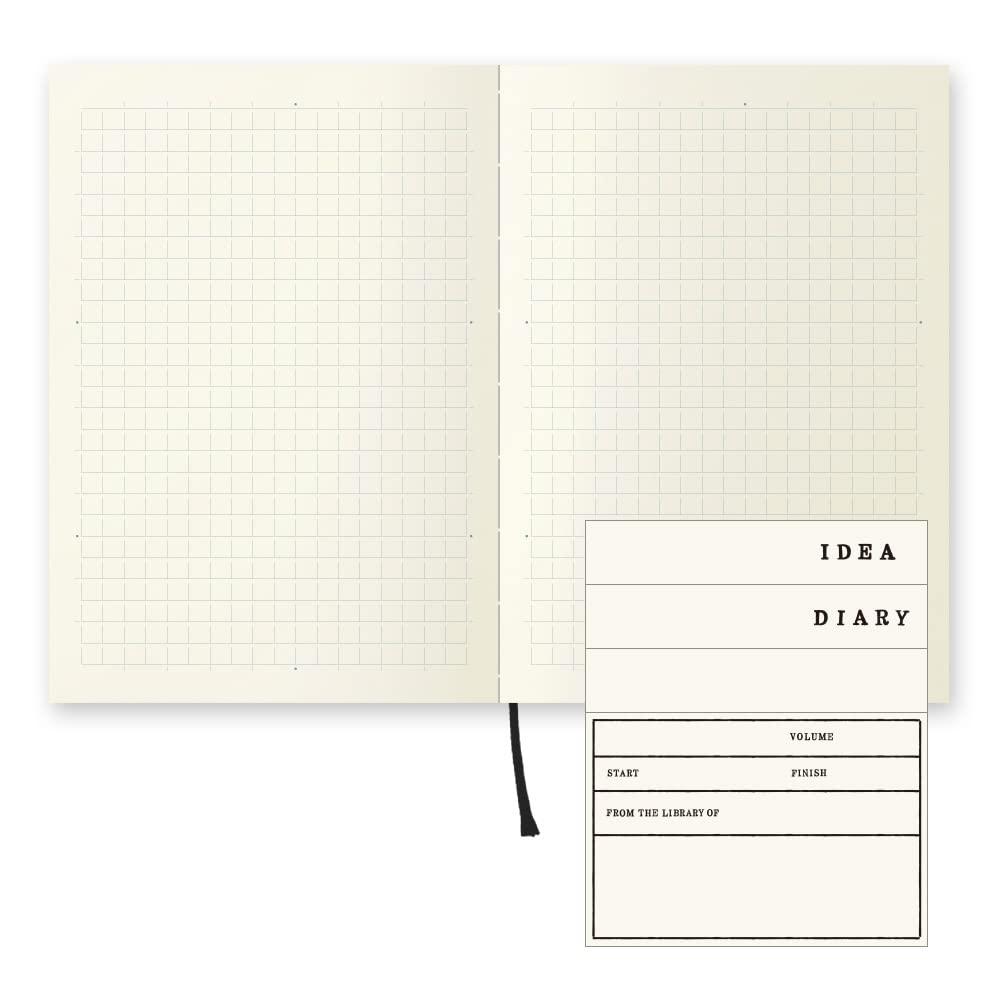 Midori MD Notebook - 5 mm Grid - A6 - MIDORI 15289006 - IRO
