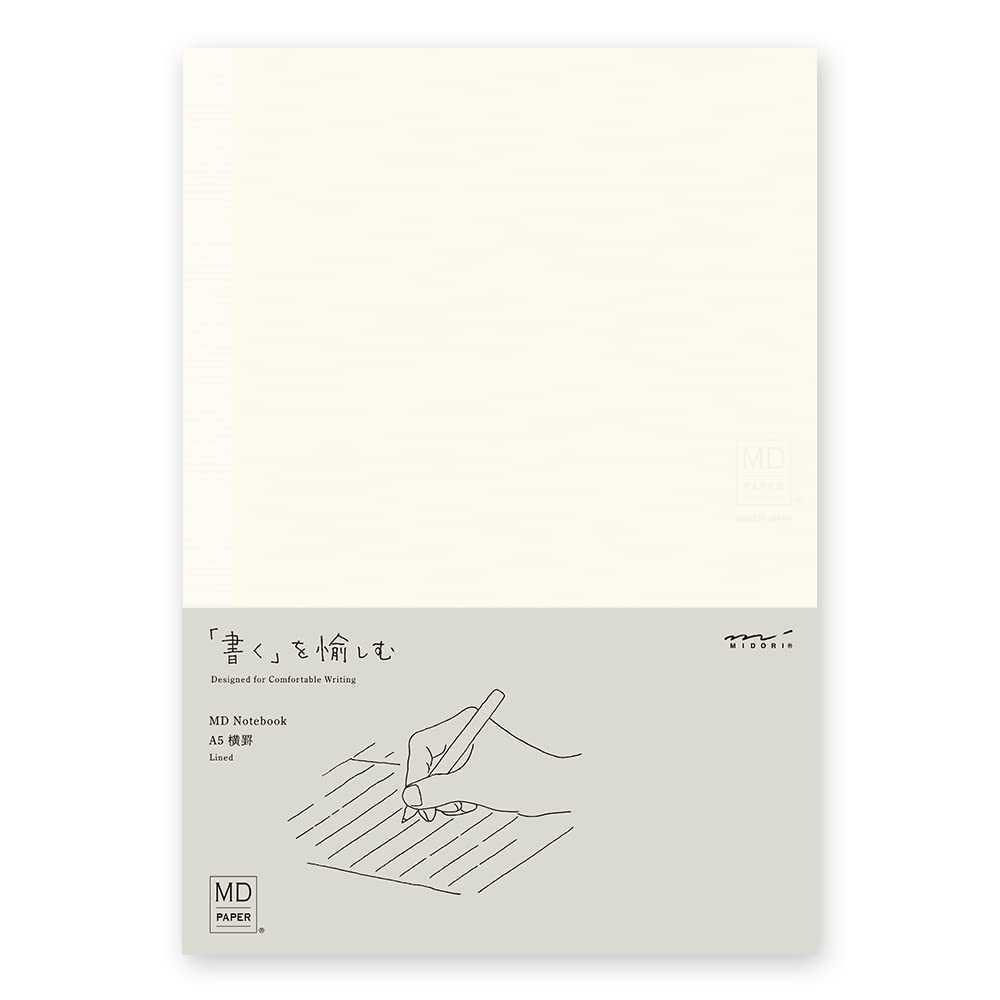 Midori MD Notebook - 7 mm Lined - A5 - MIDORI 15294006 - IRO