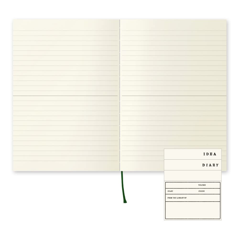 Midori MD Notebook - 7 mm Lined - A5 - MIDORI 15294006 - IRO