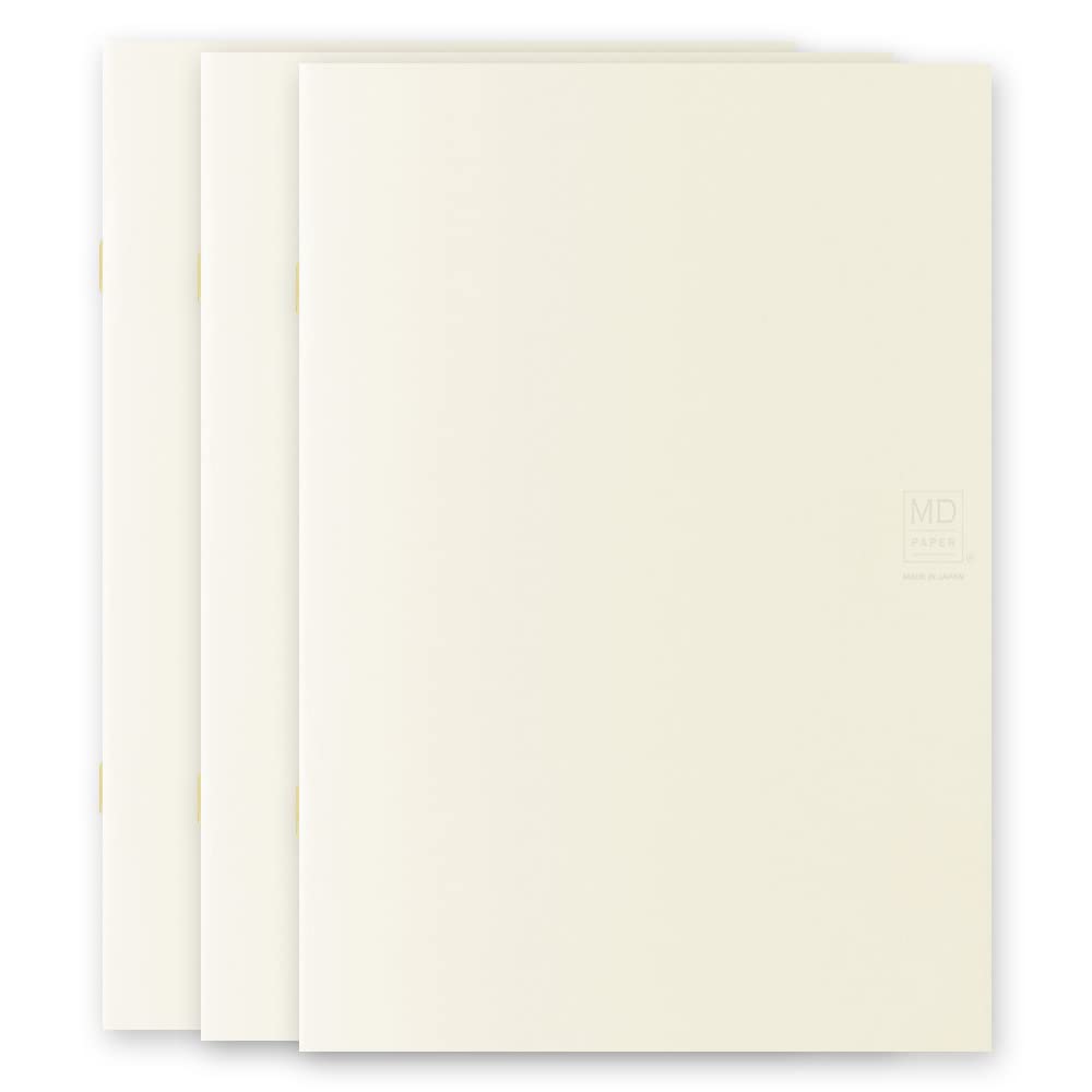 Midori MD Notebook Light - 3 Book Set - A5 - 5mm Grid - MIDORI 15305006 - IRO