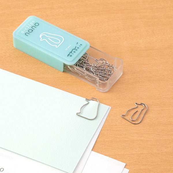 Midori D - Clip Nano Paper Clip - Penguin Pattern - MIDORI 43379006 - IRO