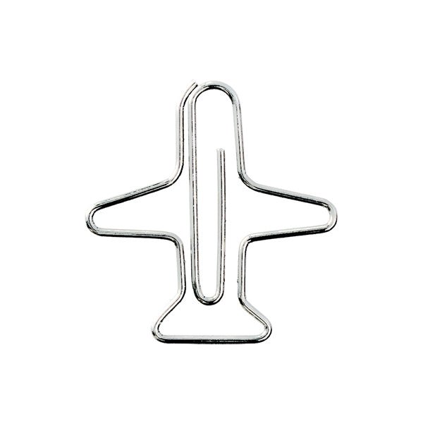 Midori D - Clip Nano Paper Clip - Plane Pattern - MIDORI 43385006 - IRO
