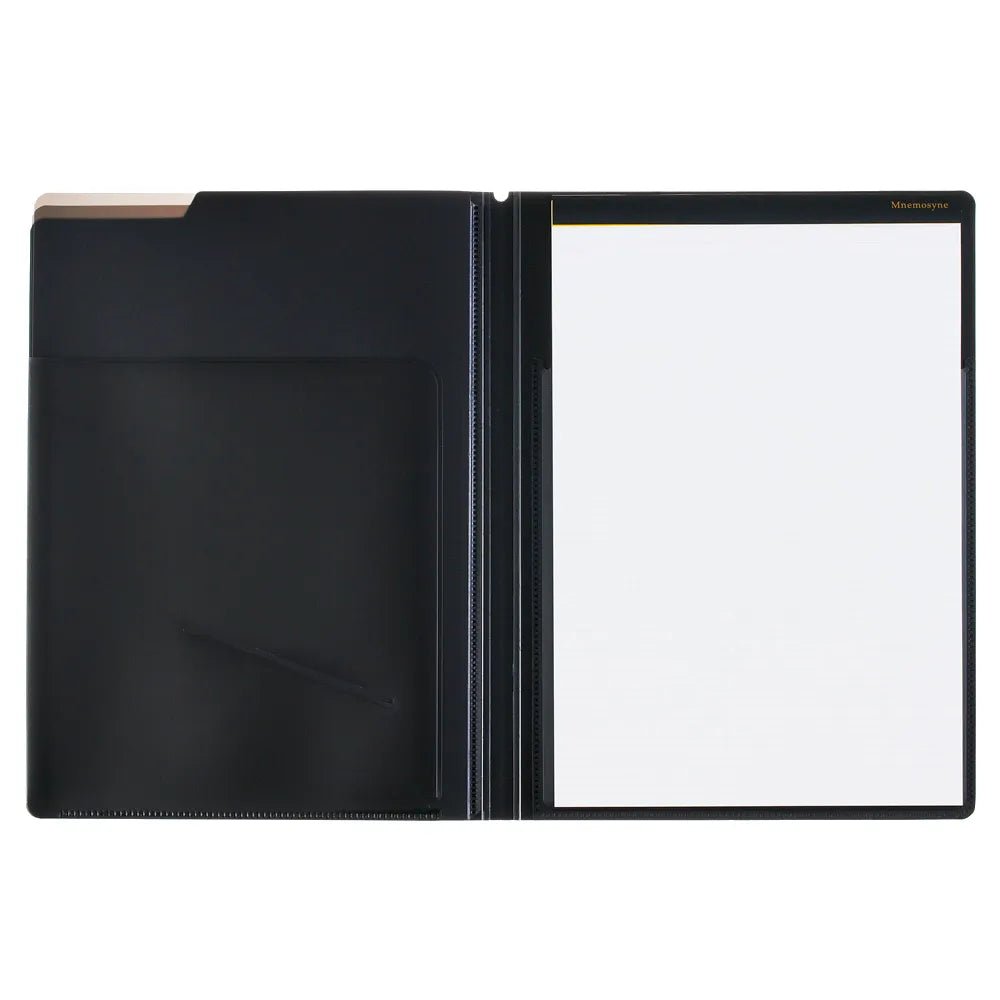 Maruman Mnemosyne HN187FA Notepad & Holder with 5 Pockets - 5mm Grid - 70 Sheets - A4 - MARUMAN HN187FA - IRO