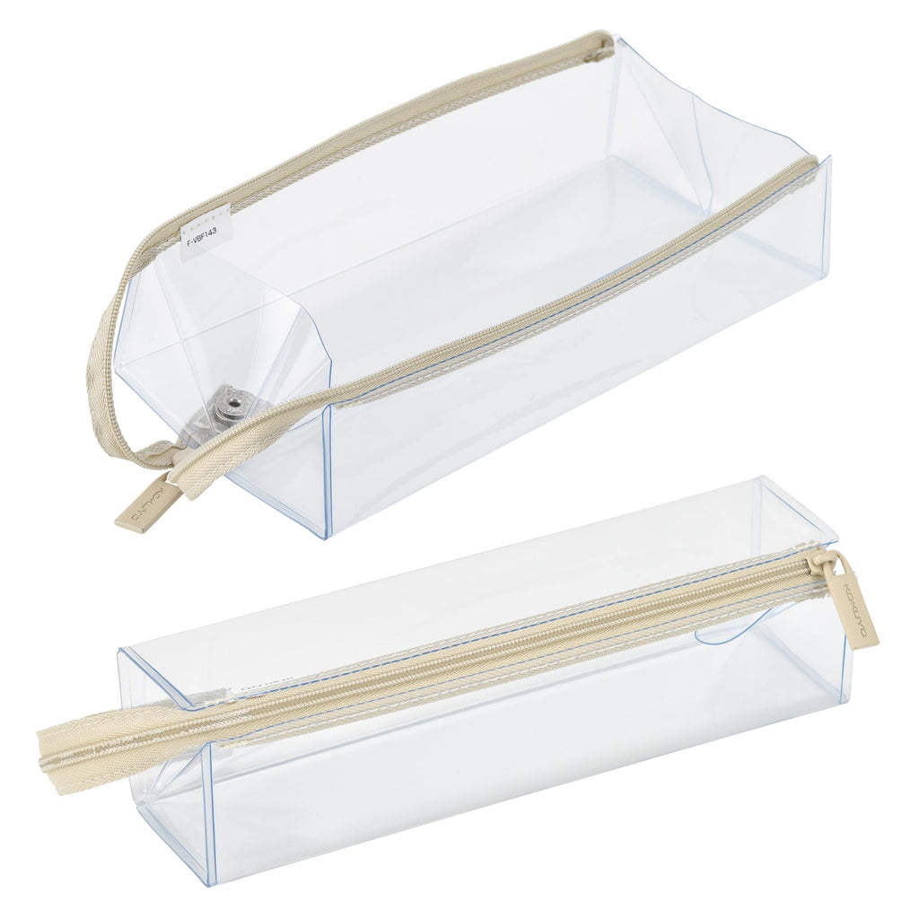 Kokuyo C2 Clear Pen Case - Latte Beige - KOKUYO F - VBF143LS - IRO