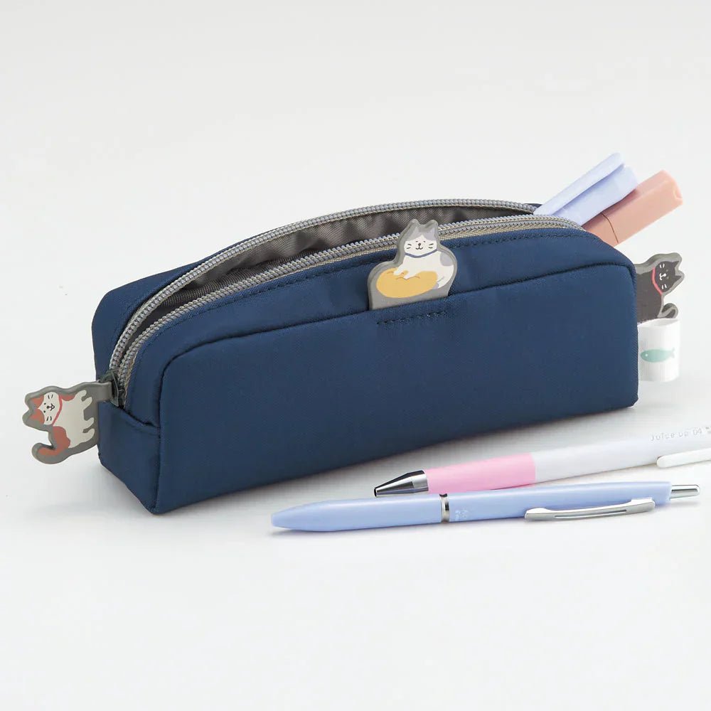 Lihit Lab Nyan Scene Box Pen Pouch - Charcoal Black - LIHIT LAB A - 2223 - 24 - IRO