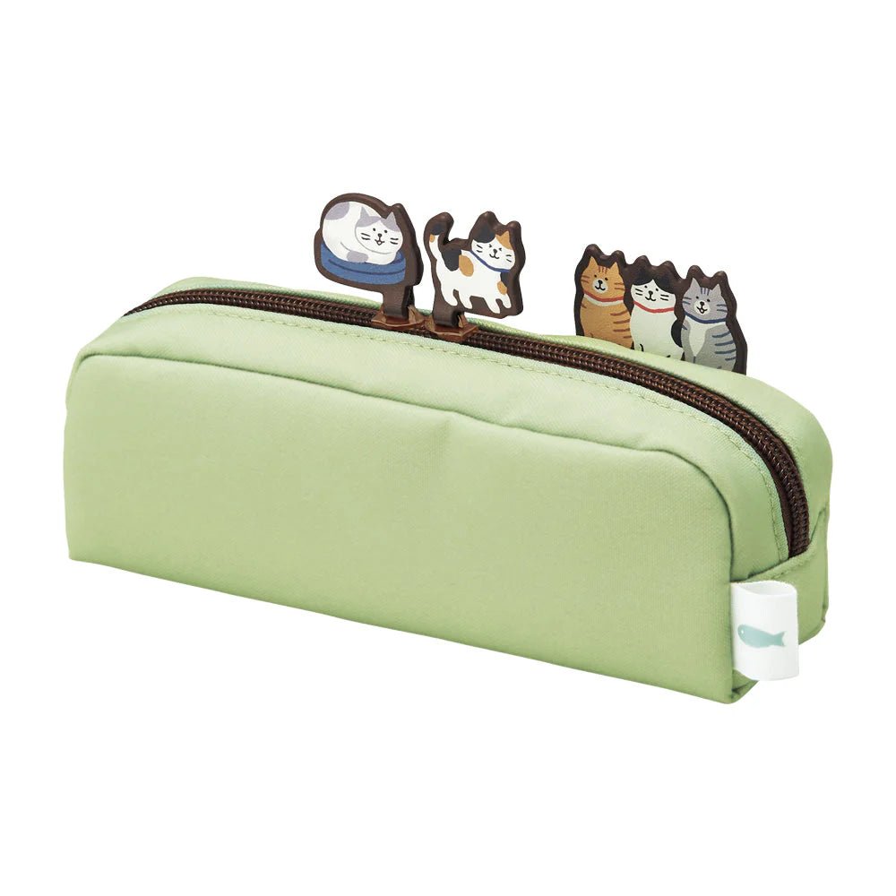 Lihit Lab Nyan Scene Box Pen Pouch - Pistachio Green - LIHIT LAB A - 2223 - 7 - IRO