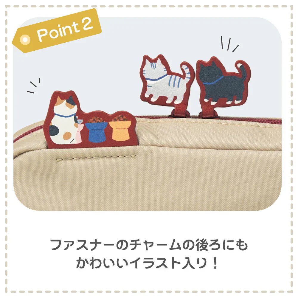 Lihit Lab Nyan Scene Box Pen Pouch - Pistachio Green - LIHIT LAB A - 2223 - 7 - IRO