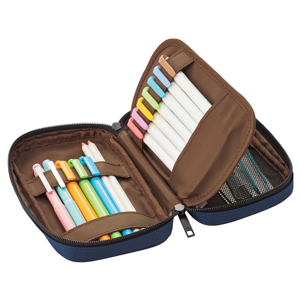 Lihit Lab Teffa Pen Case - Book Style - Yellow Green - LIHIT LAB A - 7551 - 6 - IRO