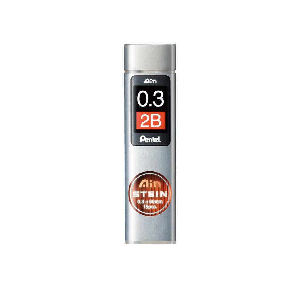 Pentel Ain Stein Lead - 0.3/0.4/0.7 mm - 2B/B/HB/H - PENTEL C273 - 2B - IRO