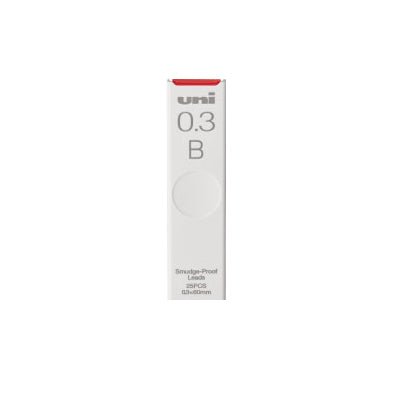 Uni Smudge Proof Lead - 0.3 / 0.4 / 0.5 / 0.7 / 0.9 mm - UNI ULS0325 - B - IRO