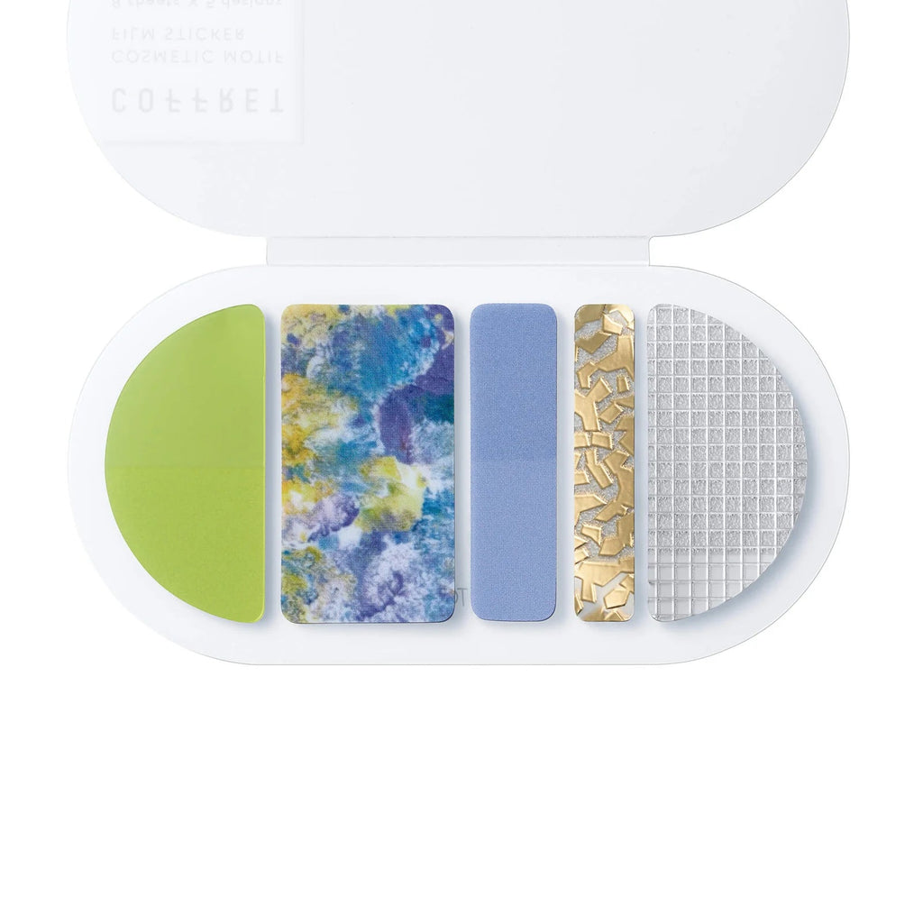 Hitotoki COFFRET Cosmetic Motif Film Sticker - Oval - Chiffon Yellow - HITOTOKI COFR003 - IRO