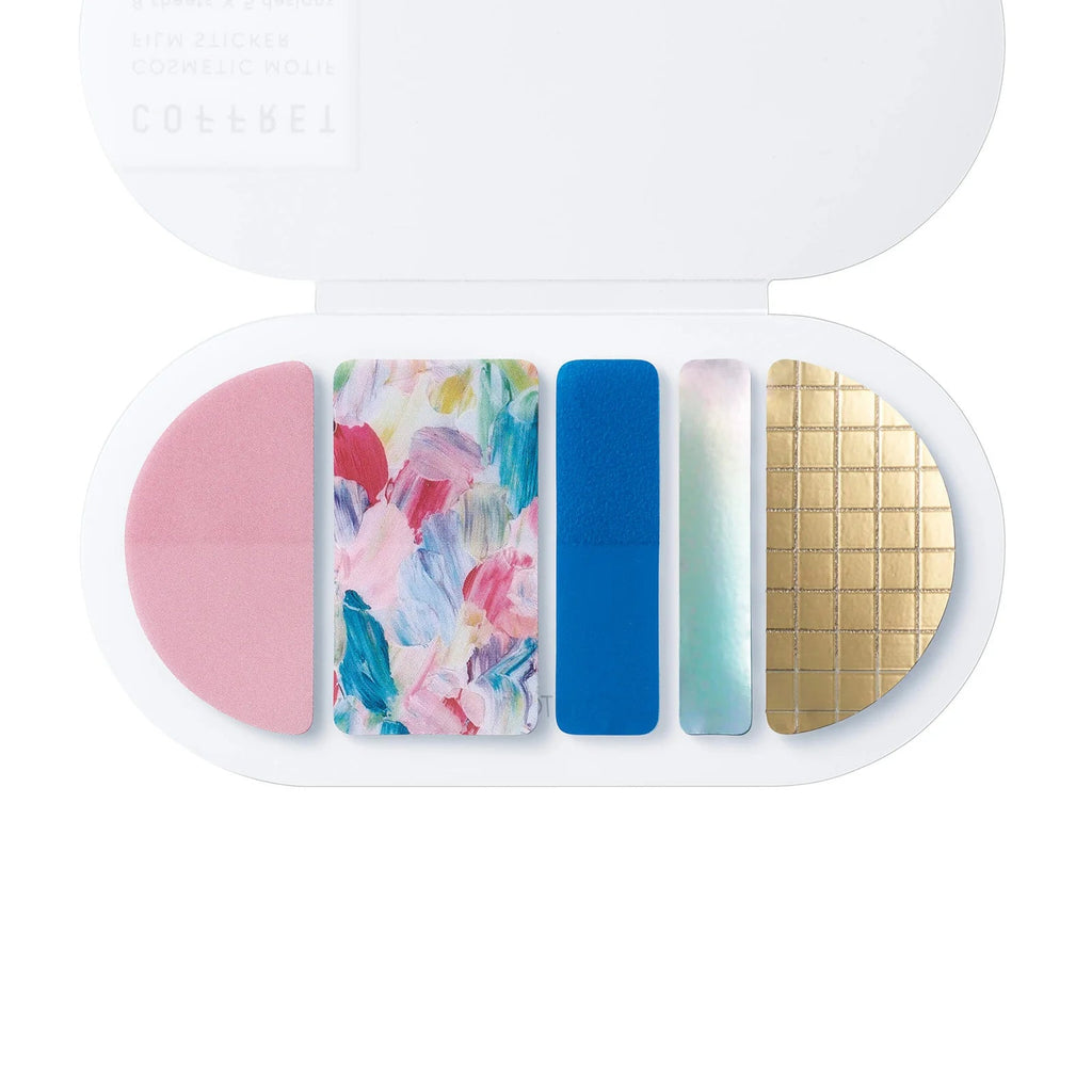 Hitotoki COFFRET Cosmetic Motif Film Sticker - Oval - Pink Float - HITOTOKI COFR004 - IRO
