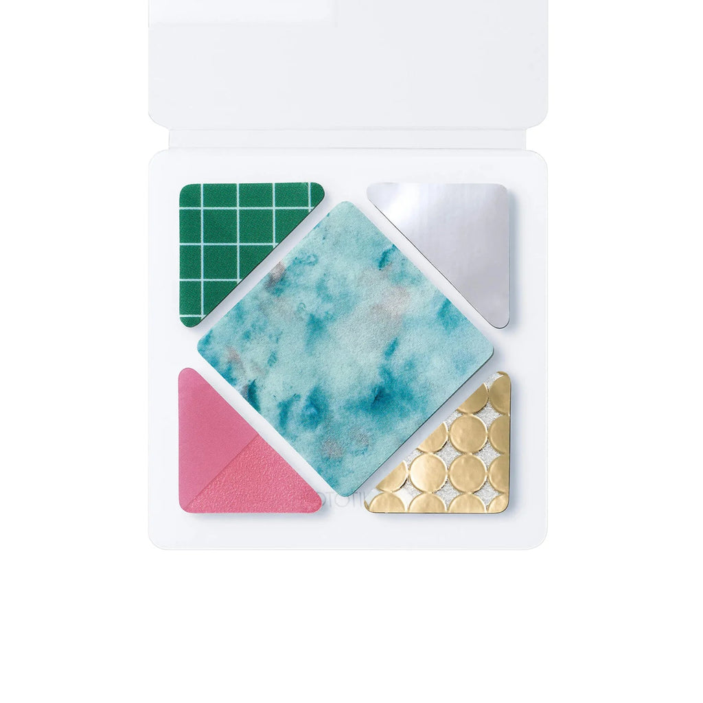 Hitotoki COFFRET Cosmetic Motif Film Sticker - Square - Forest Green - HITOTOKI COFS002 - IRO