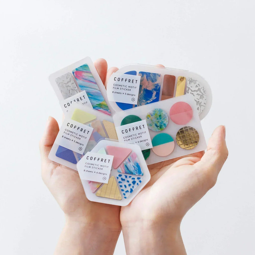 Hitotoki COFFRET Cosmetic Motif Film Sticker - Square - Forest Green - HITOTOKI COFS002 - IRO