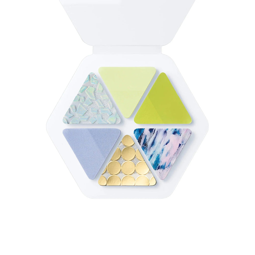 Hitotoki COFFRET Cosmetic Motif Film Sticker - Triangle - Chiffon Yellow - HITOTOKI COFT003 - IRO