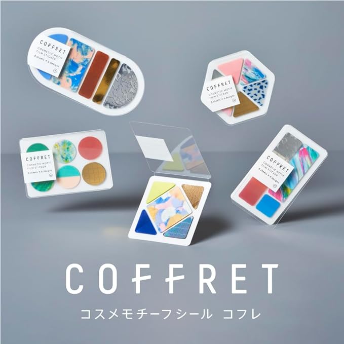 Hitotoki COFFRET Cosmetic Motif Film Sticker - Triangle - Chiffon Yellow - HITOTOKI COFT003 - IRO